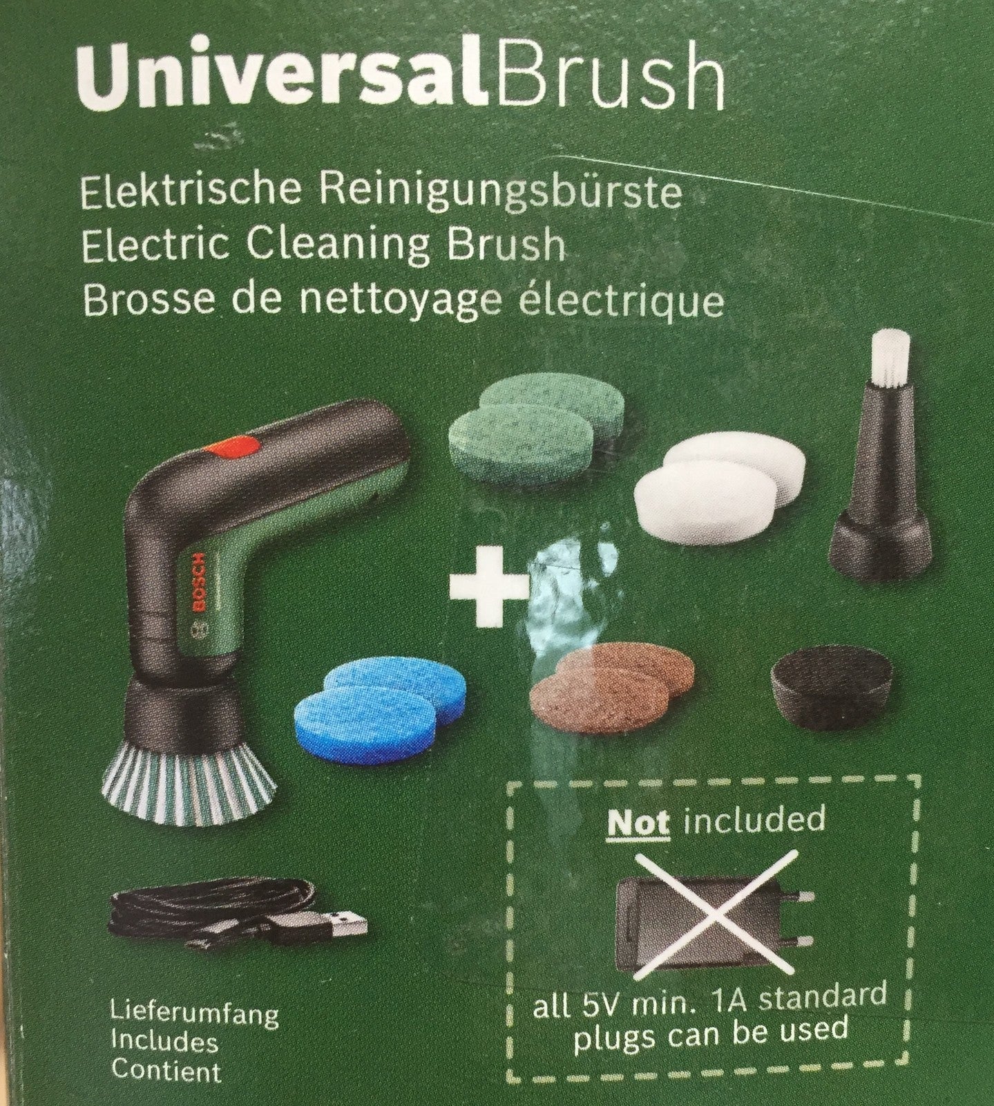 Bosch Home and Garden UniversalBrush Cleaning Device Set, I32934