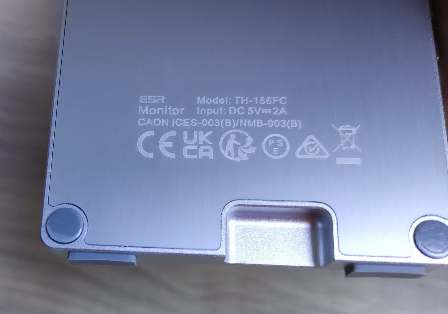 ESR Portable Monitor TH-156FC 15.6" FHD 1920 x1080 IPS HDMI USB-C 60Hz 5ms