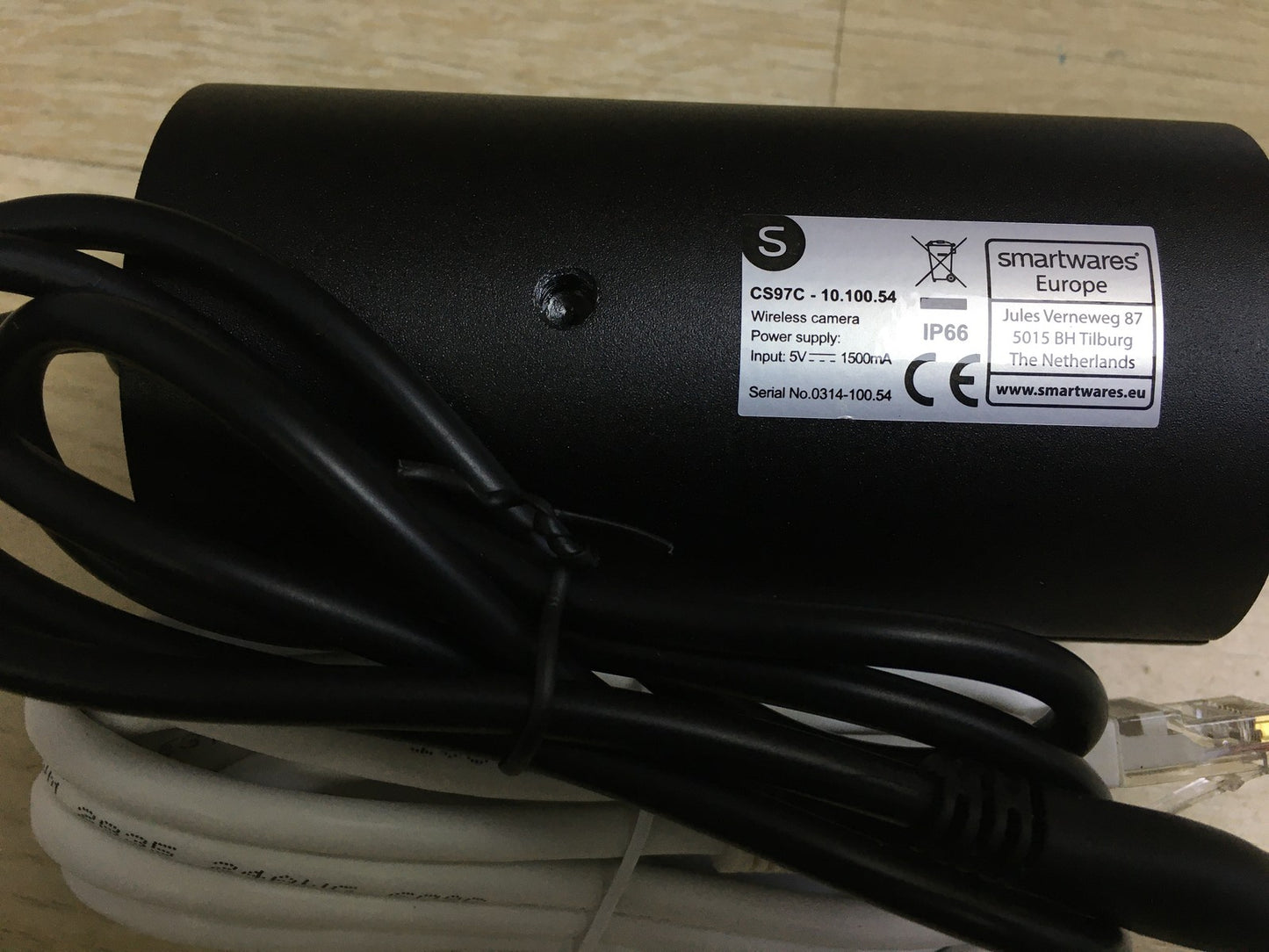 Smartwares CS97C Wireless-Überwachungskamera Aussen Schwarz, I33280