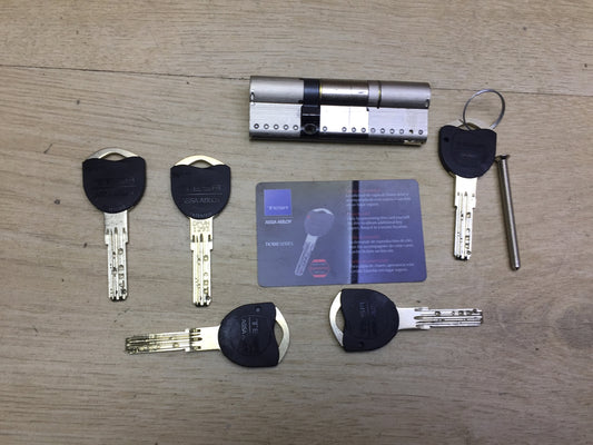 tesa TK100 Schließzylinder Europäisch E12 30 x 60 E15 Nickel, I32022