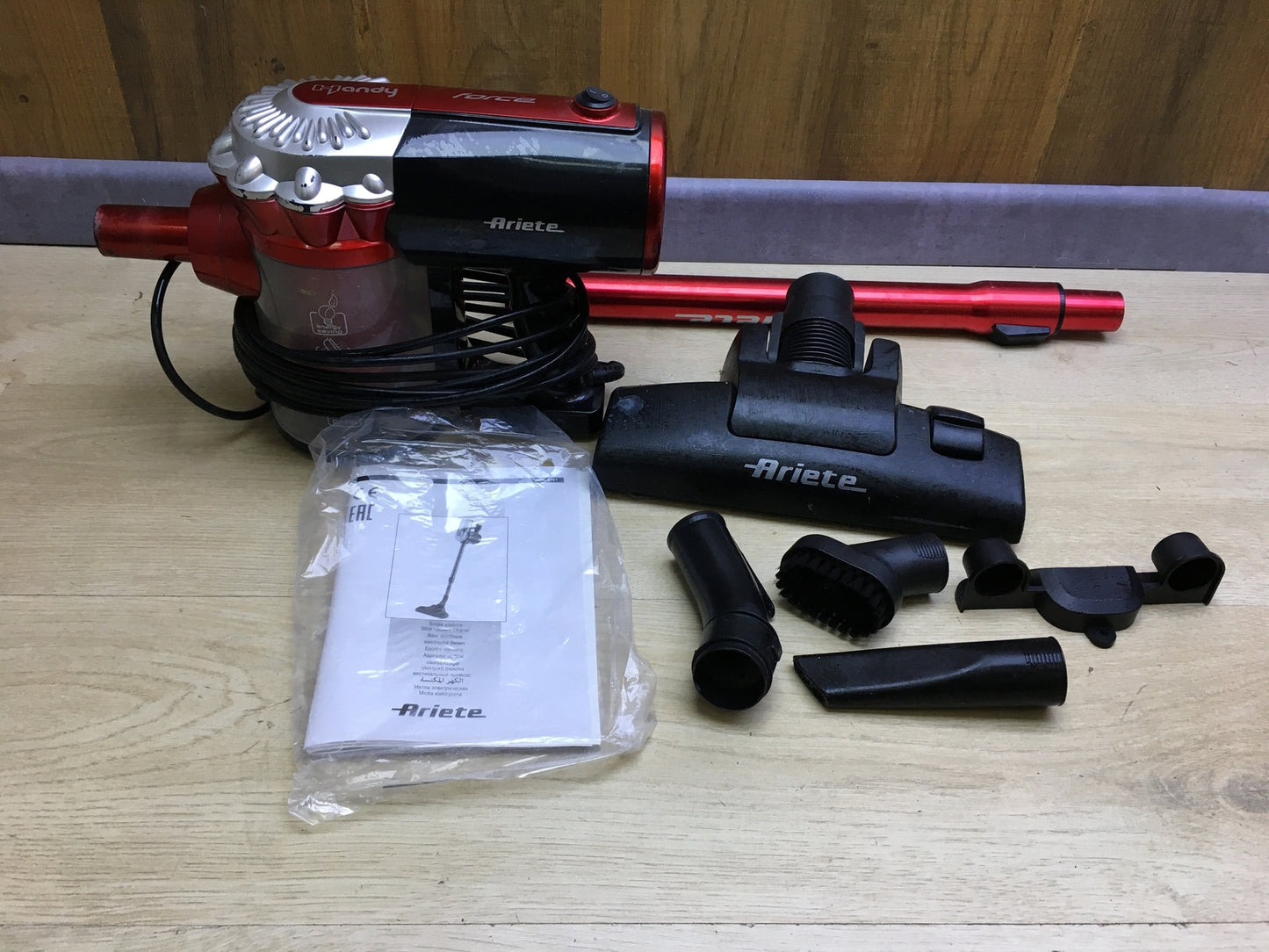 Ariete 2761 Handy Force vacuum cleaner, crumb vacuum cleaner, bagless, I28867