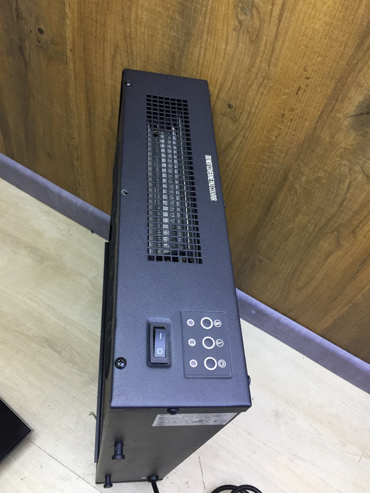 Chemin'Arte 039 Electric Fireplace Steel Black, I31543