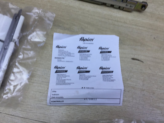 FAPIM Galicube GAU05A64 Drehkippbeschlag Set weiß, mittel, I27159