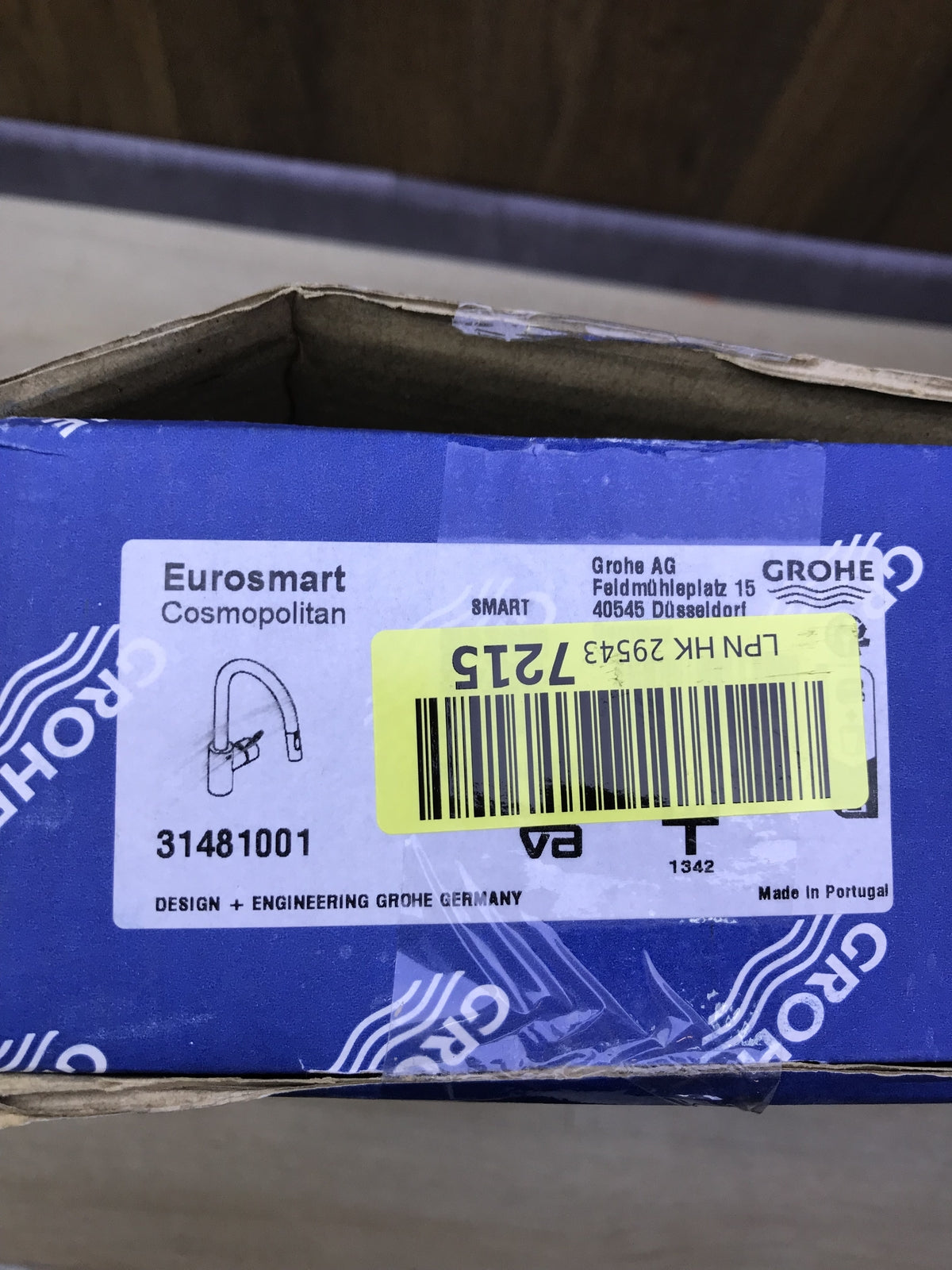 GROHE Eurosmart Cosmopolitan kitchen faucets 31481001, faucet, I30358