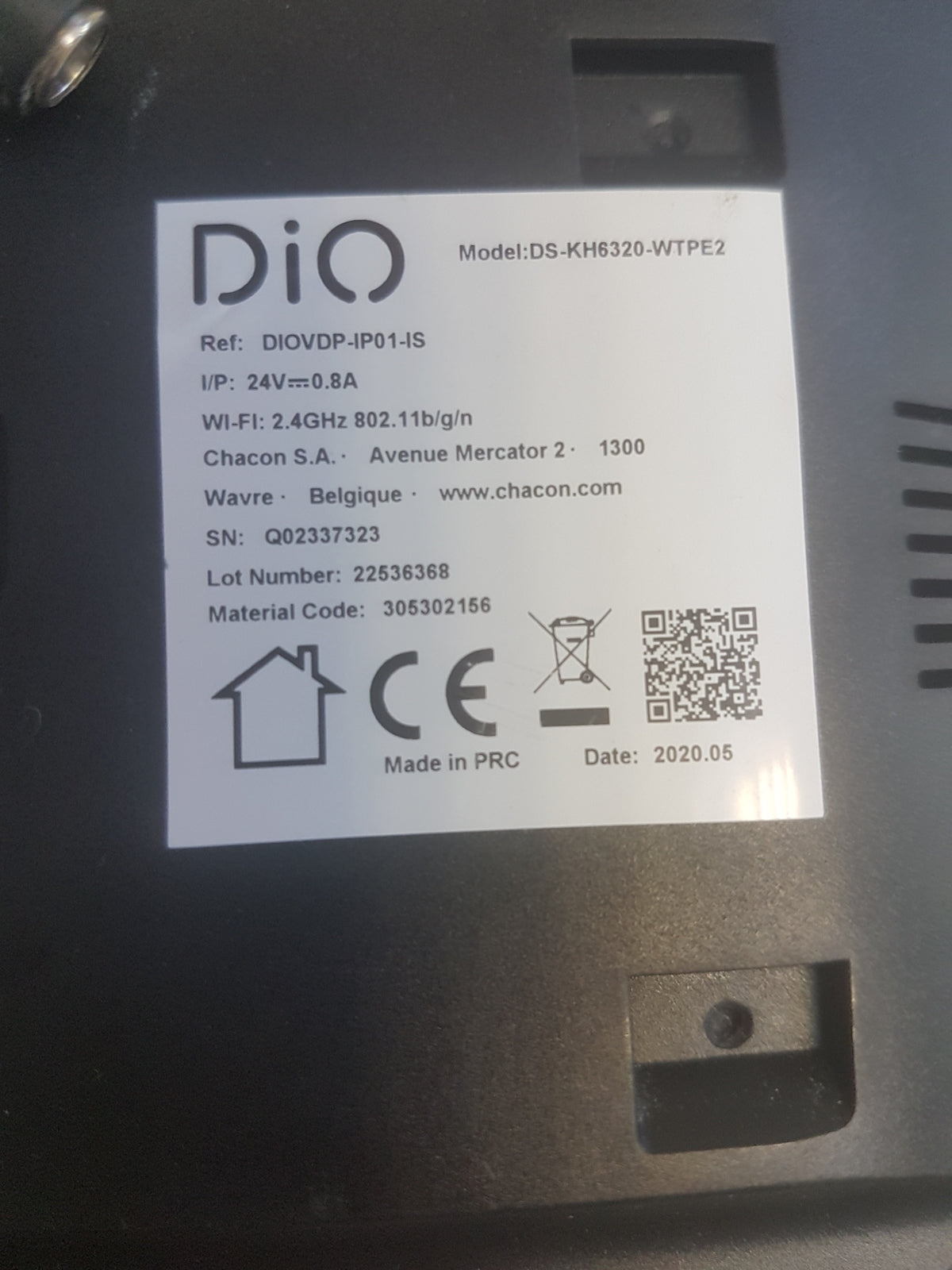 DiO DIOVDP-IP01Video-Gegensprechanlage Kabelgebunden WLAN, I31399