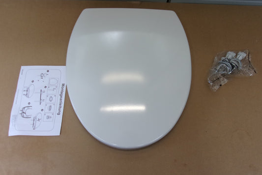 Cornat WC-Sitz "Lacuna", Klassisch weißer Look, Pflegeleichter Duroplast, I03102