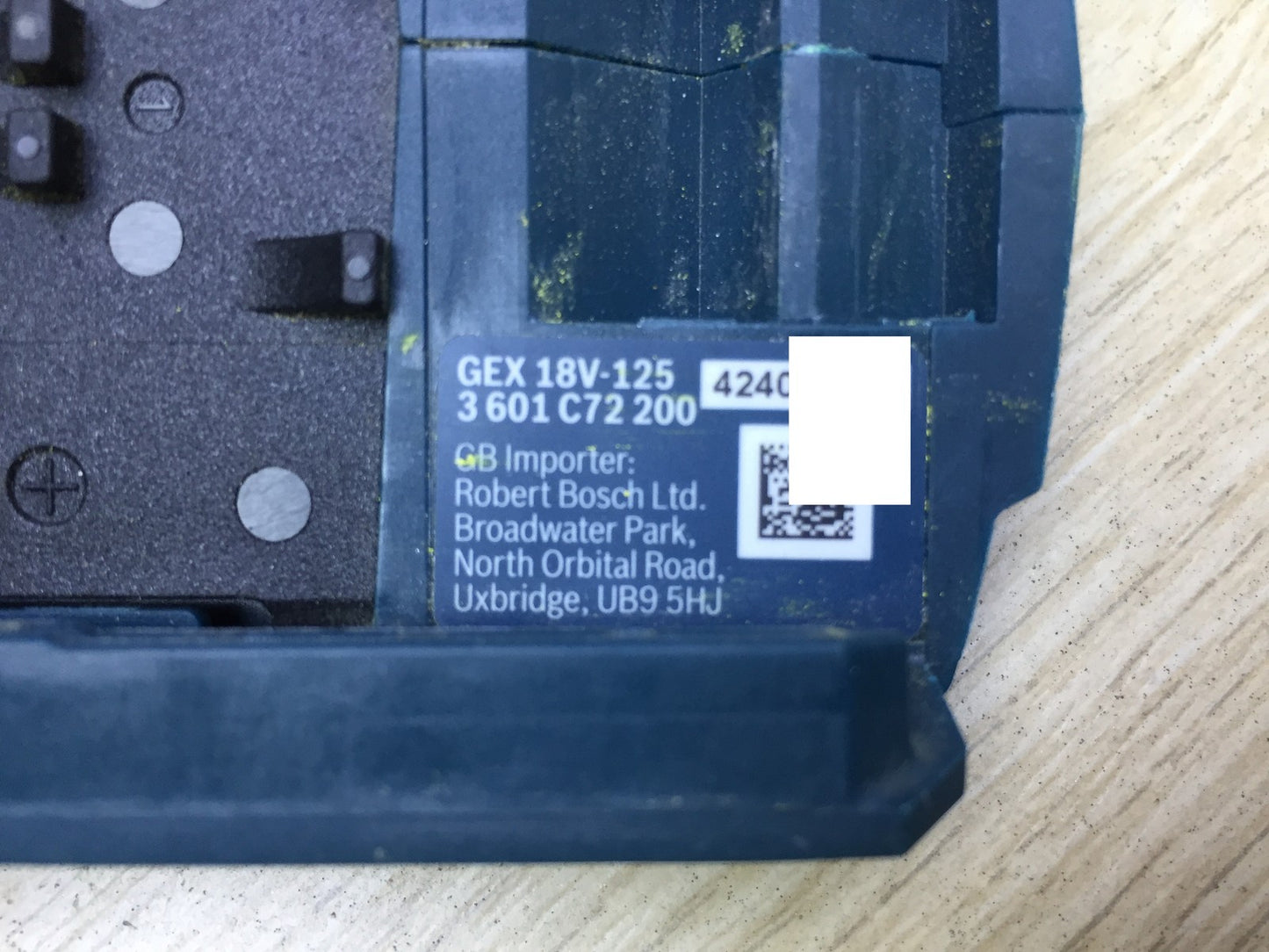 Bosch Professional Cordless Random Orbit Sander GEX 18V-125 SOLO, 125 mm, I33163