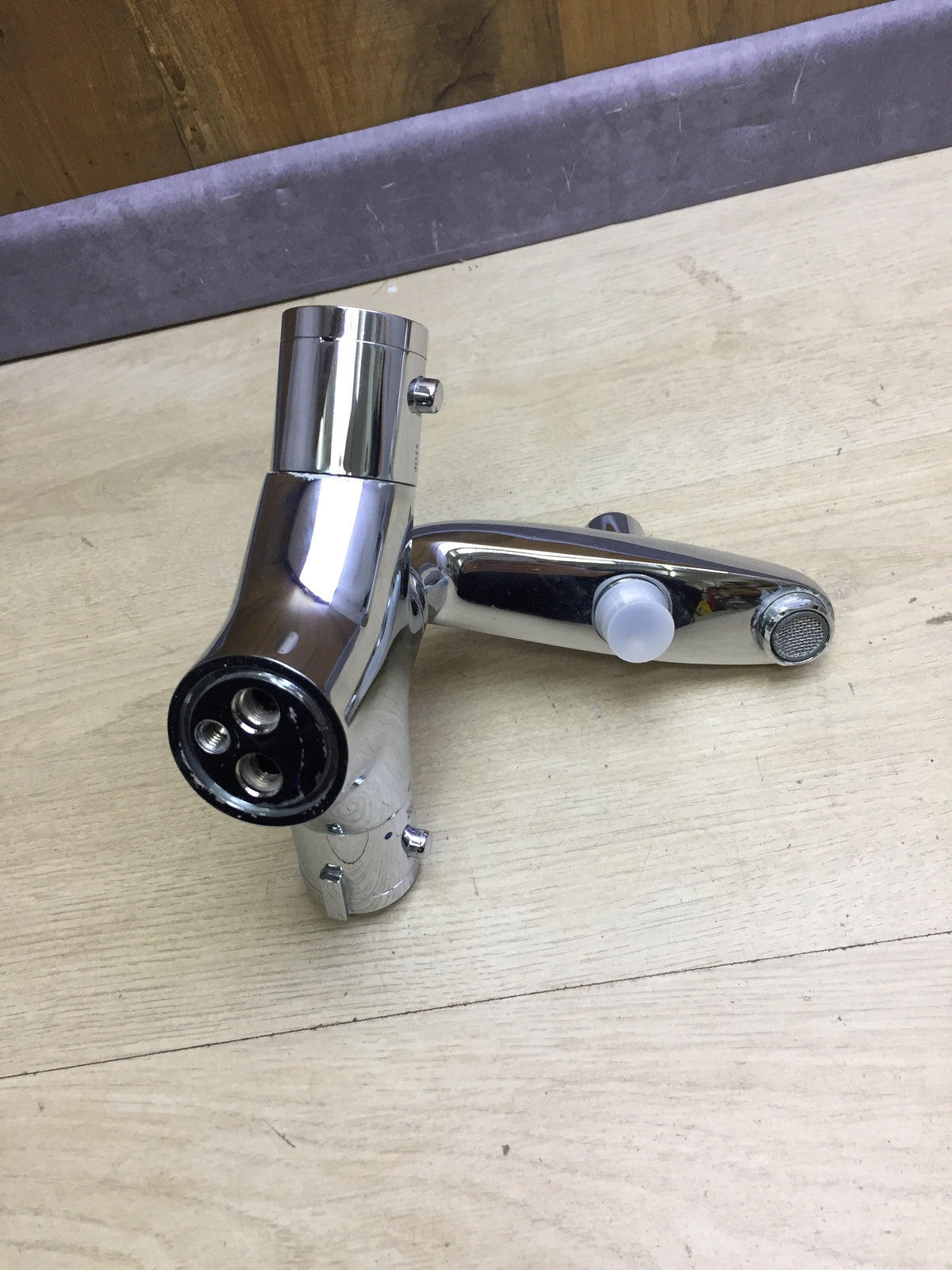 Rousseau Volga 2 Bath Filler Shower Mixer Thermostatic Chrome, I32105