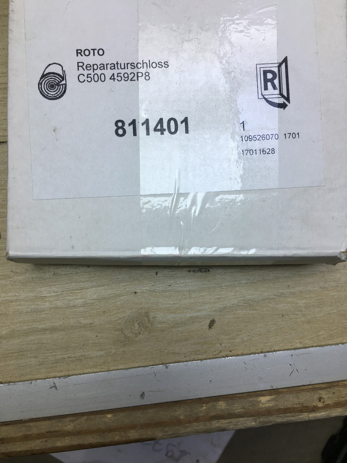 Roto Reparaturschloss C500 4592P8, Silber, I34448