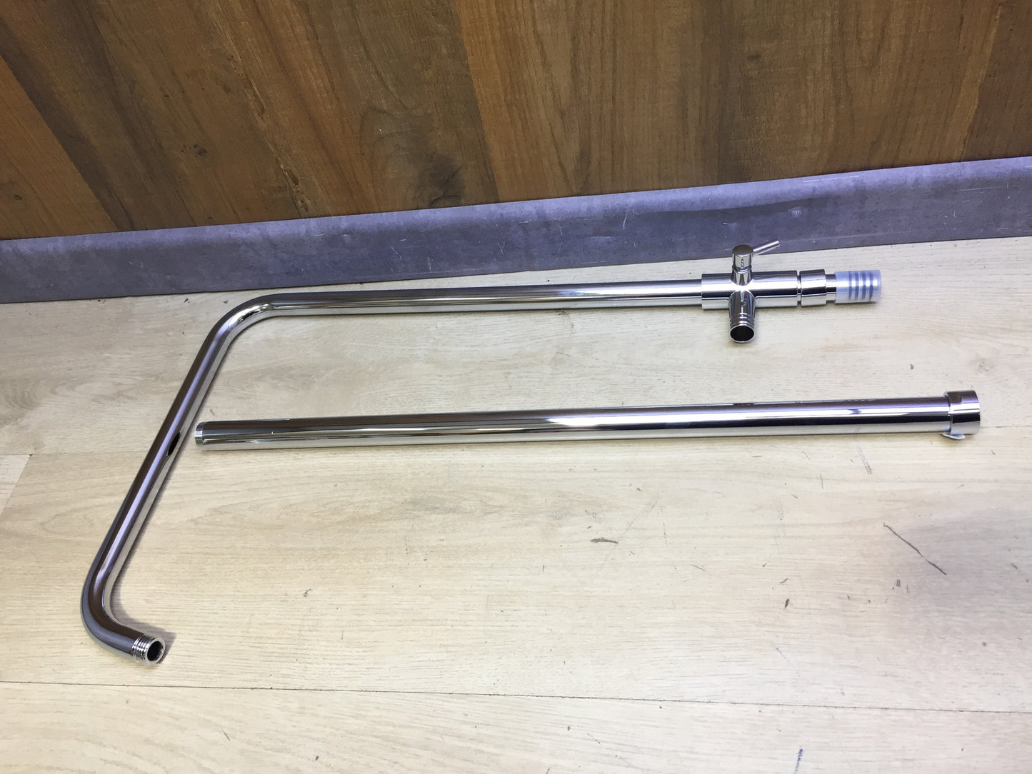 JOHO shower set with diverter stainless steel 30x30cm square, I32317