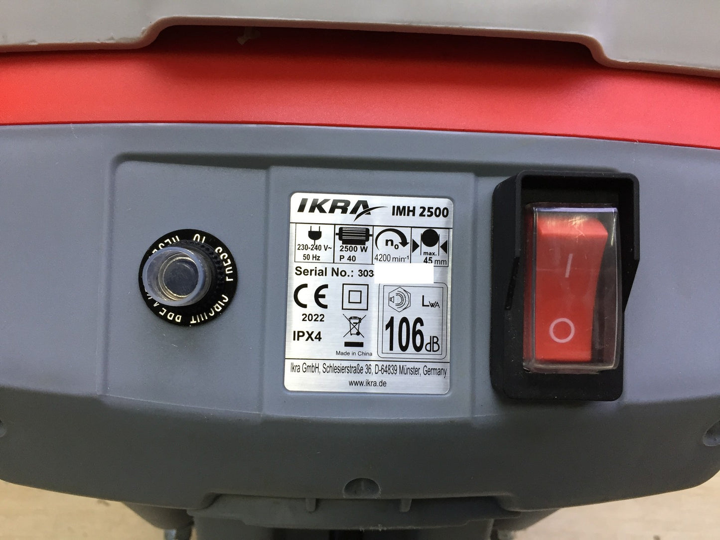IKRA electric garden shredder blade shredder IMH 2500, I33253