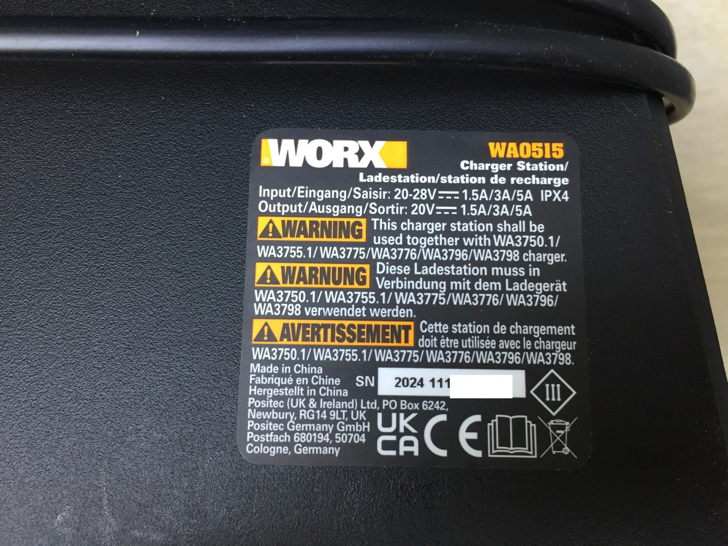 WORX Landroid Vision S250 robotic lawnmower WR202E, for gardens up to 250m², I33472