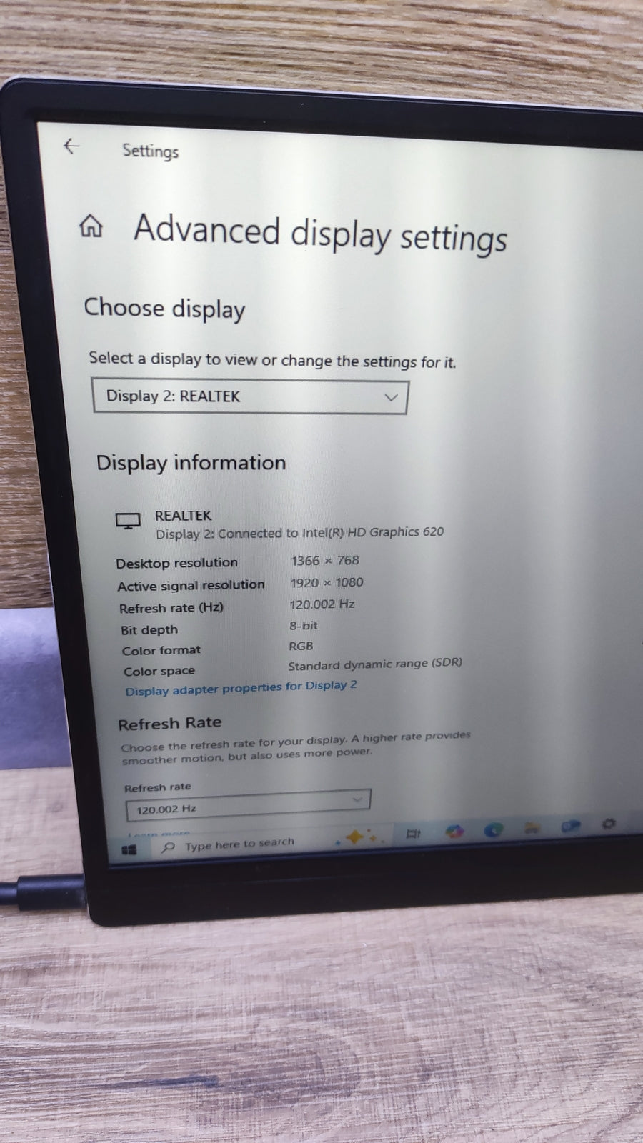 Uperfect Portable Touch Monitor 15.6" 1920x1080 HDMI USB-C 120Hz Speaker