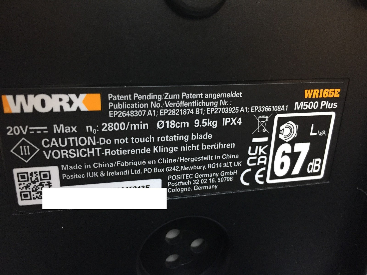 WORX Landroid M500 PLUS WR165E Mähroboter bis 500 qm, I34180