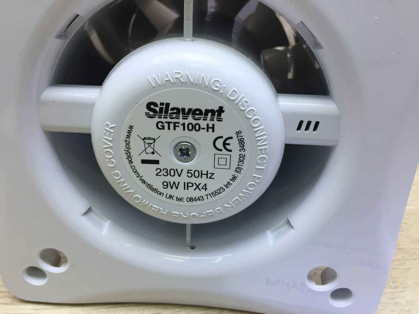 Silavent GTF100-H Abluftventilator, weiß, I26323