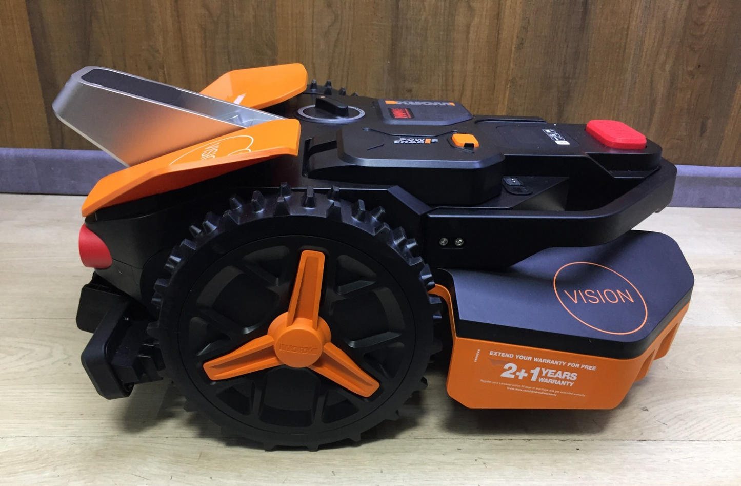WORX Landroid Vision S250 Mähroboter WR202E für Gärten bis 250m² kabellos WLAN
