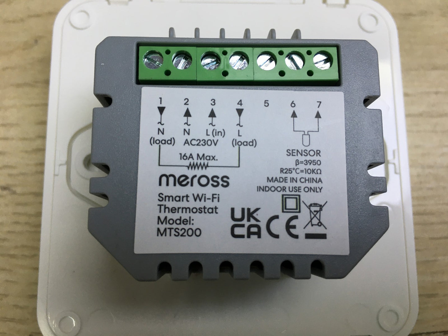Meross MTS200 Elektrische Thermostat, Boiler WLAN, I33424