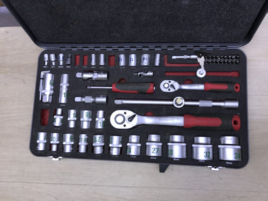 Meister WU 8492300 Steckschlüssel-Satz 58-teilig, I27450