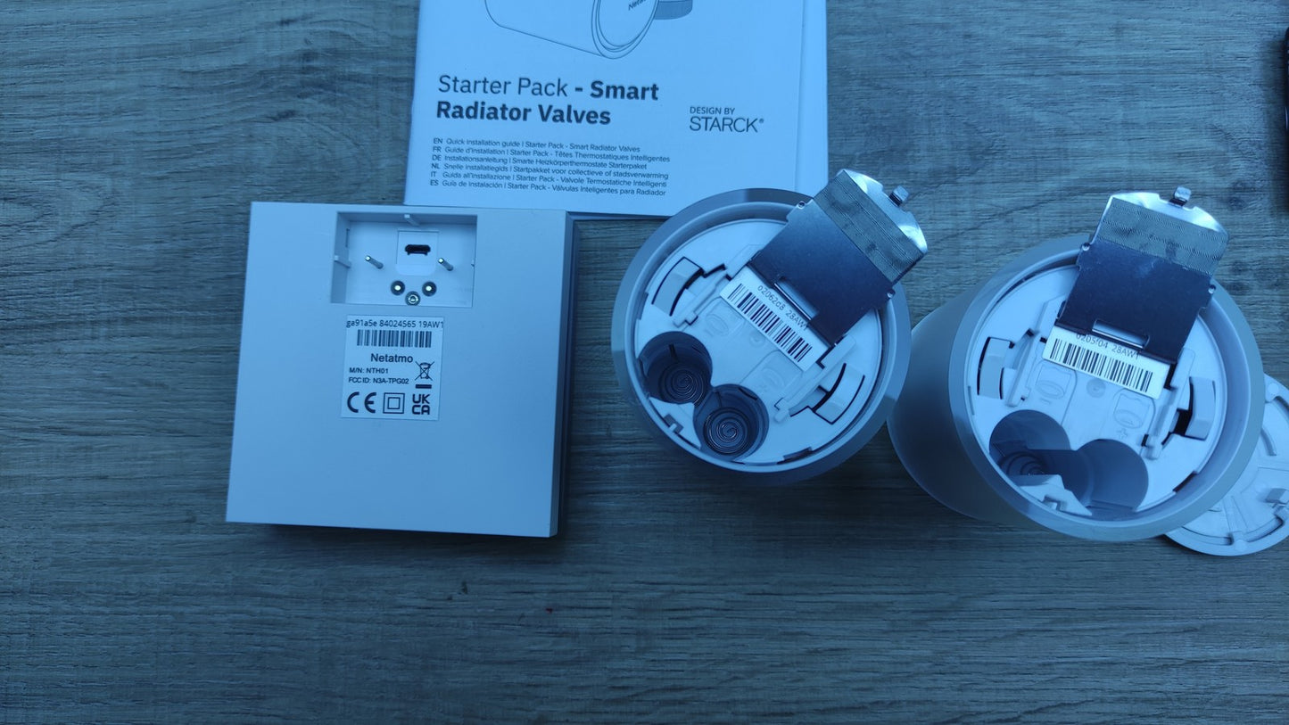 Netatmo Smart Wi-Fi Starter Kit with 2 Radiators, I32403
