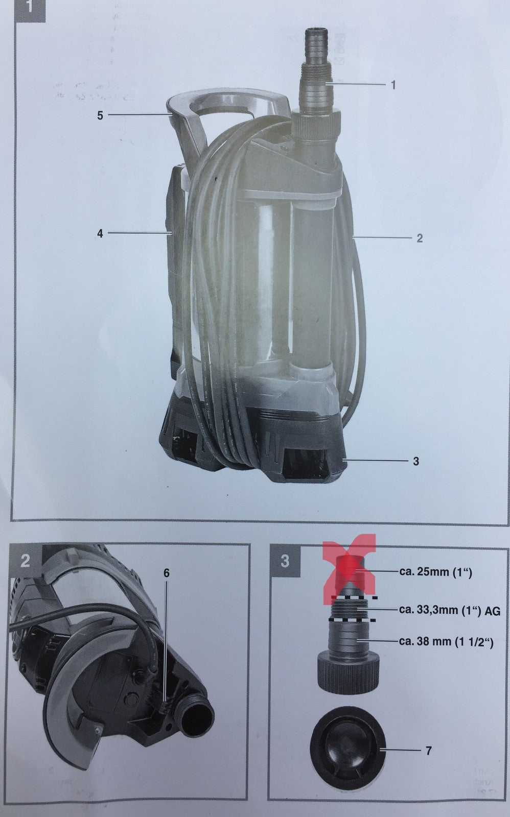 Einhell GE-DP 6935 A ECO electric submersible dirty water pump (4171450), I33117