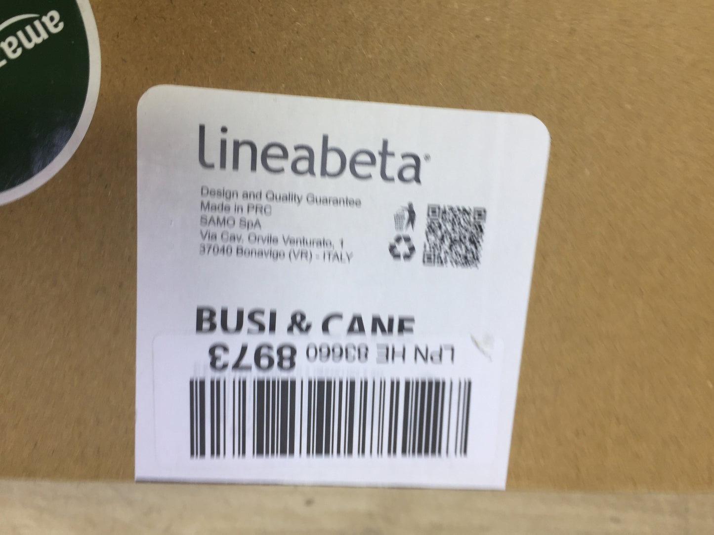 Lineabeta space-saving siphon series Busi and Dog 53927 chrome, brass, I32068