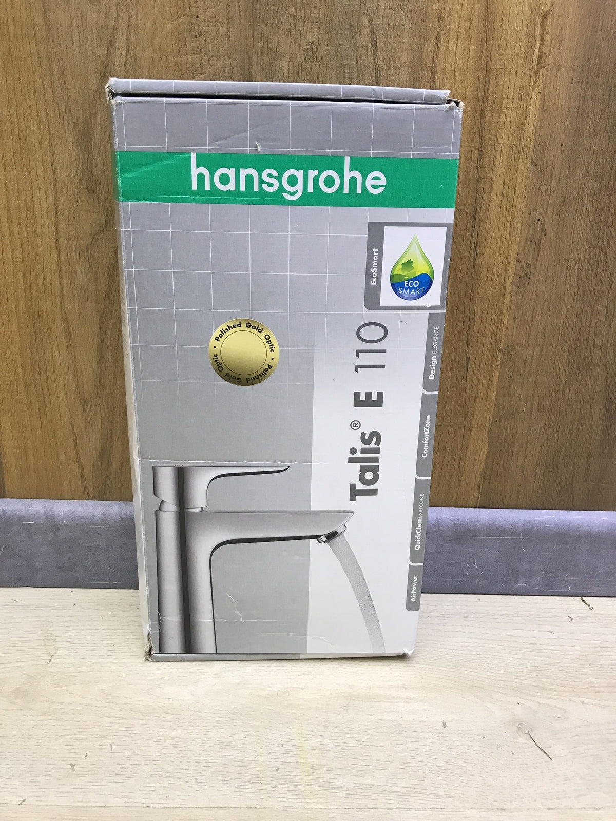 Hansgrohe 71710990 Talis E 110 faucet, Polished Gold Optic, I31603
