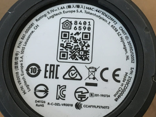 Logitech Circle View kabelgebundene Überwachungskamera VR0018, I32376