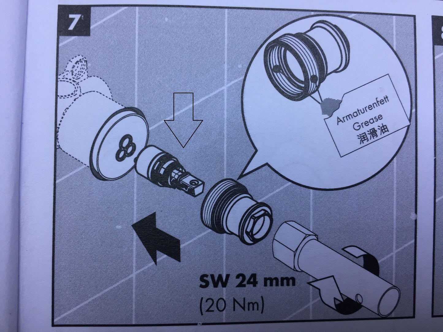 Hansgrohe Wasserhahn Metropol, Unterputz, Wandmontage, Gold Optic, I24415