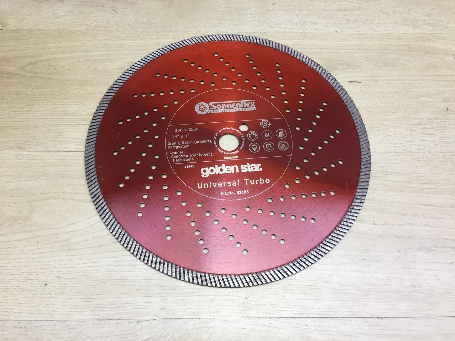 Sonnenflex Golden Star Diamond Cutting Discs Universal Turbo 82103, I25340