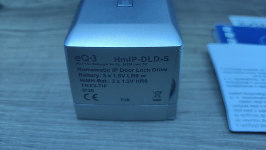 Homematic IP Smart Home Türschlossantrieb HmIP-DLD-S, silber, I34467