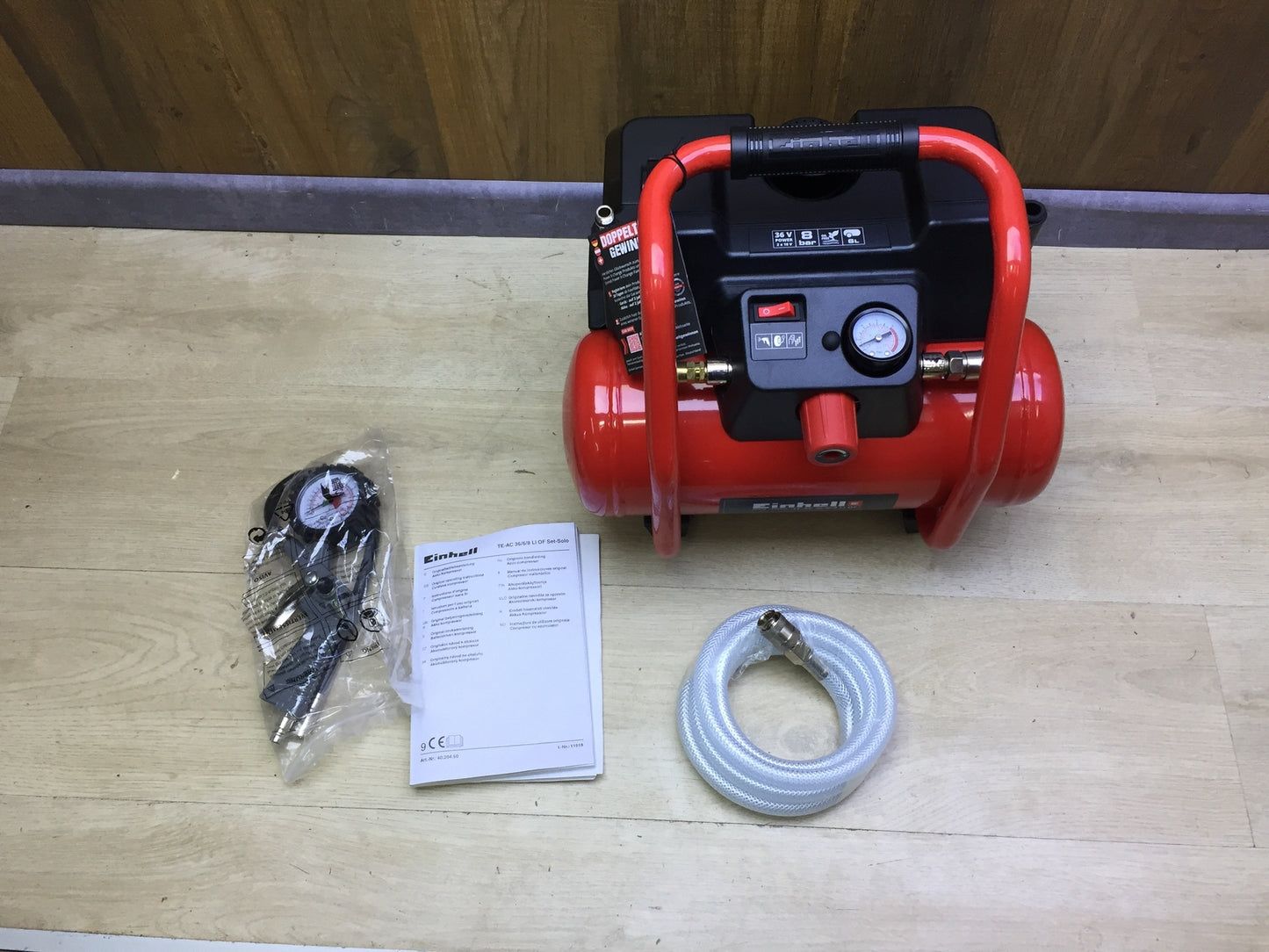 Einhell TE-AC 36/6/8 Li OF Akku-Kompressor-Set solo (4020450), I32061
