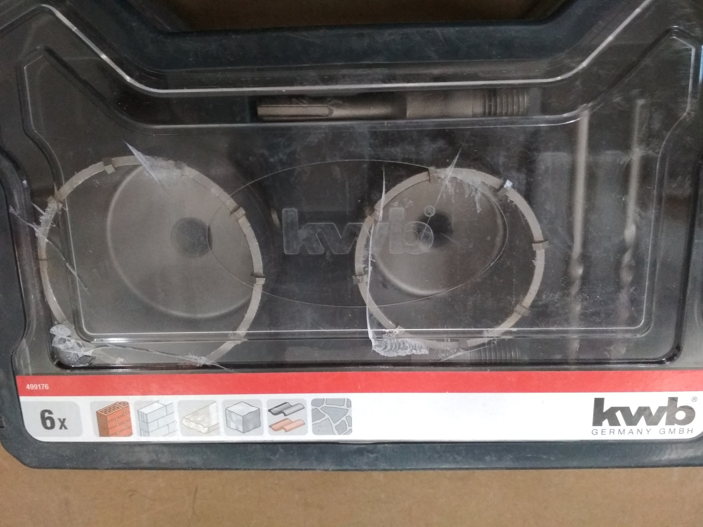 kwb 499176 Bohrkronen-Set Durchmesser-Größe 68 mm und 82 mm, I00374