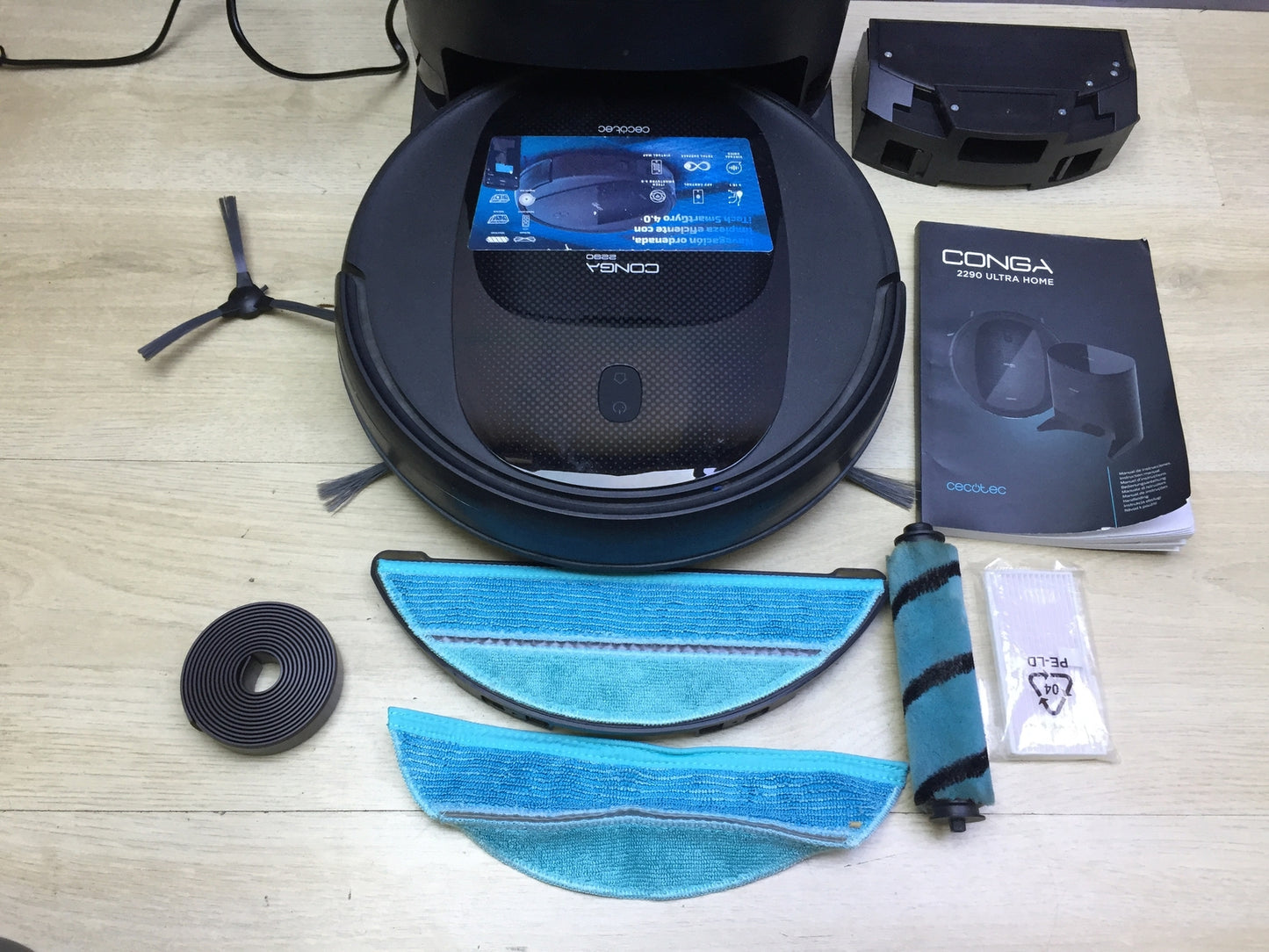 Cecotec Conga 2290 Ultra Saugroboter mit Wischfunktion (05661), I29609