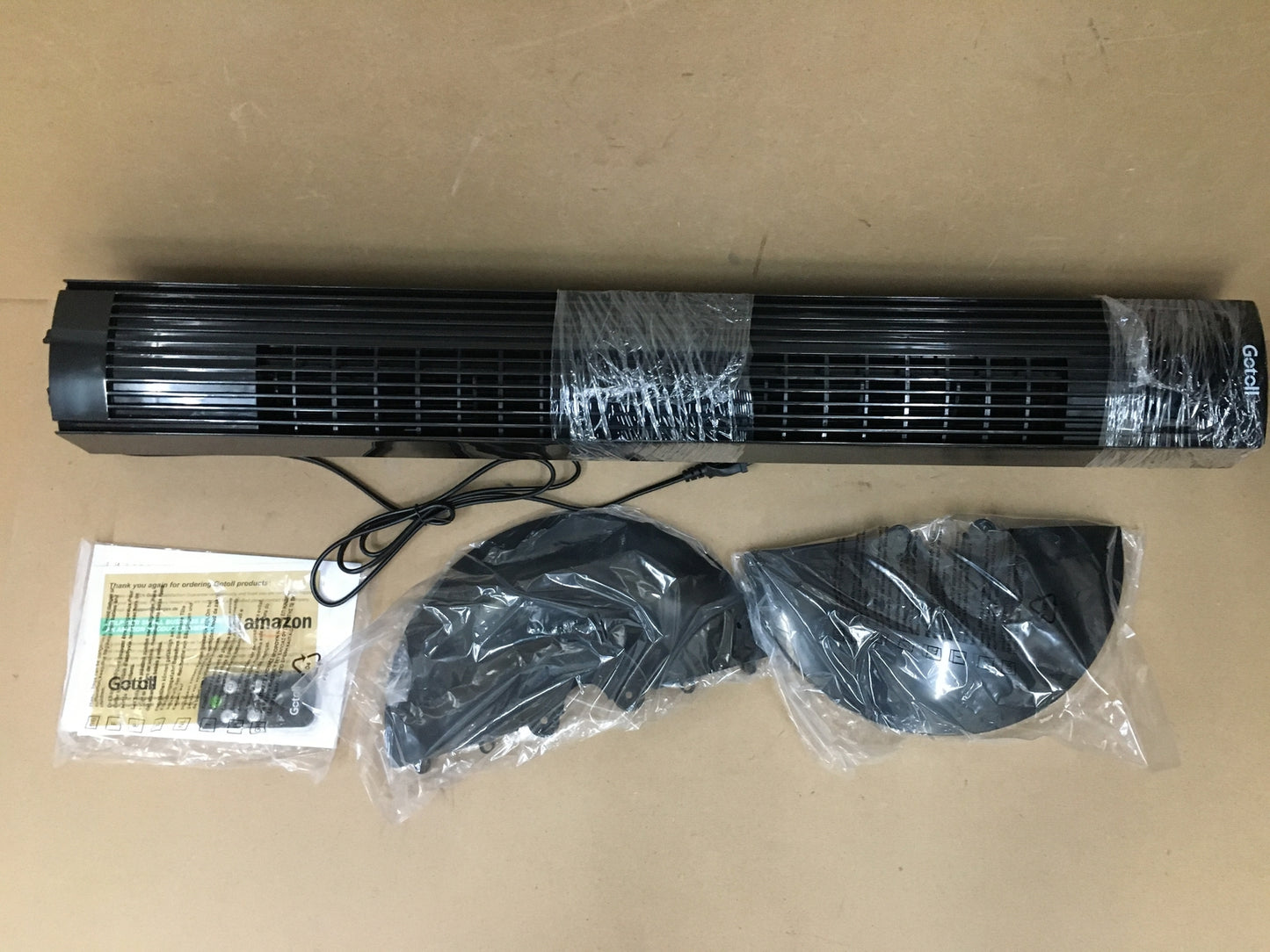 Gotoll GL1618 tower fan with remote control, I07878