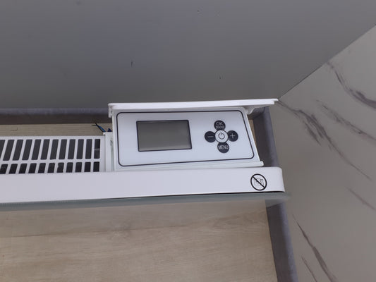 Carrera Heizkörper Keramik Glas LCD 2000 W weiß, I18294