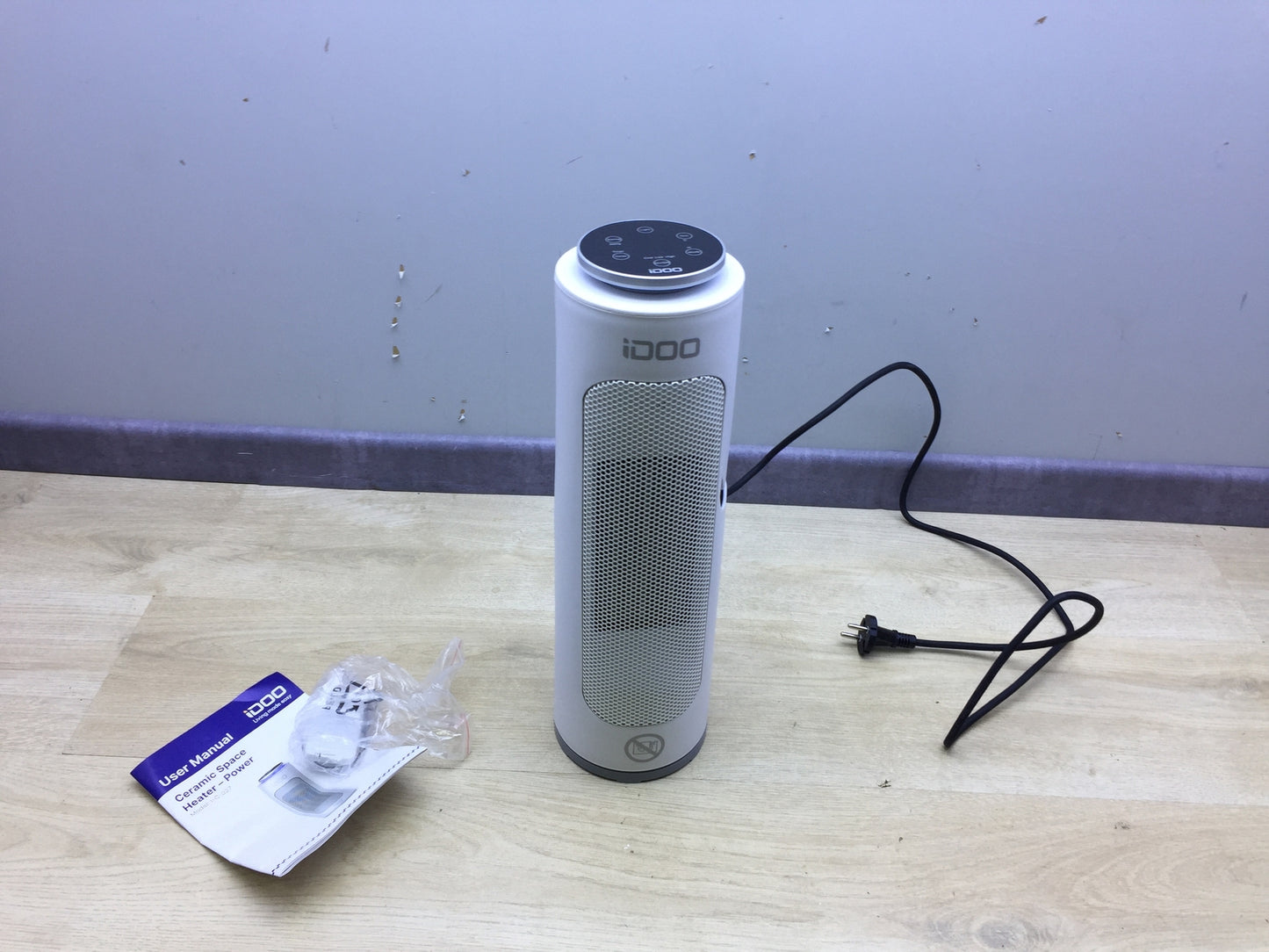 iDOO IC-027 fan heater 2000W, 3 heat settings, energy-saving, quiet, I20824