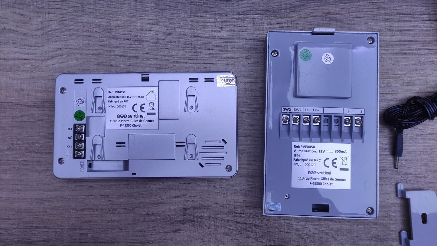 SCS Sentinel PVF0050 Verkabelte Video-Türsprechanlage VisioFirst 4.3, I33845