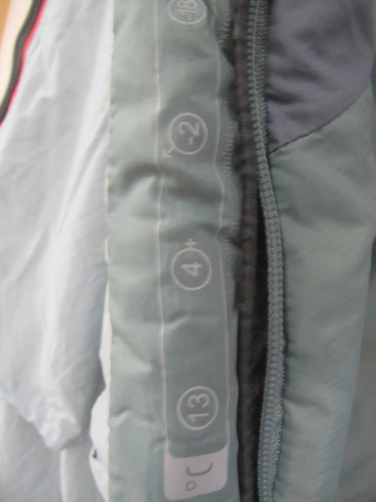 Nomad sleeping bag unisex Travel Series zipper left, I11724