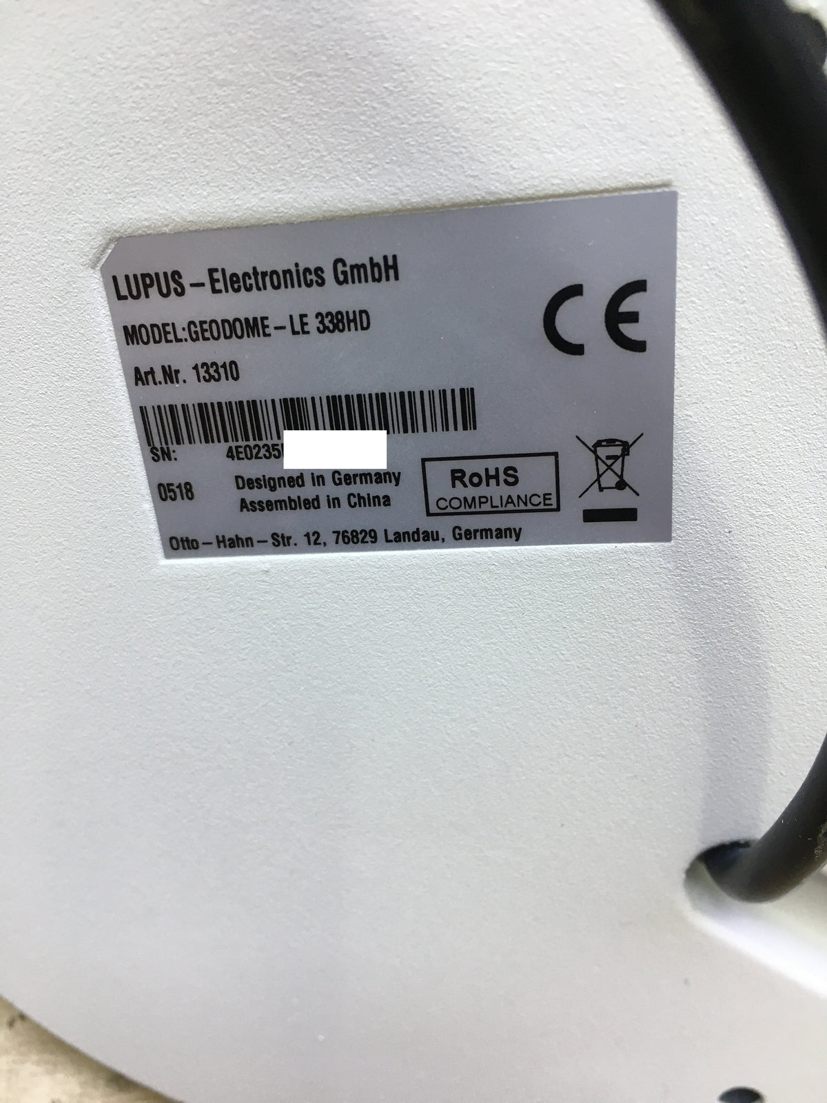 Lupus Electronics Geodome LE 338HD Vario Dome Camera 1080p, I31278