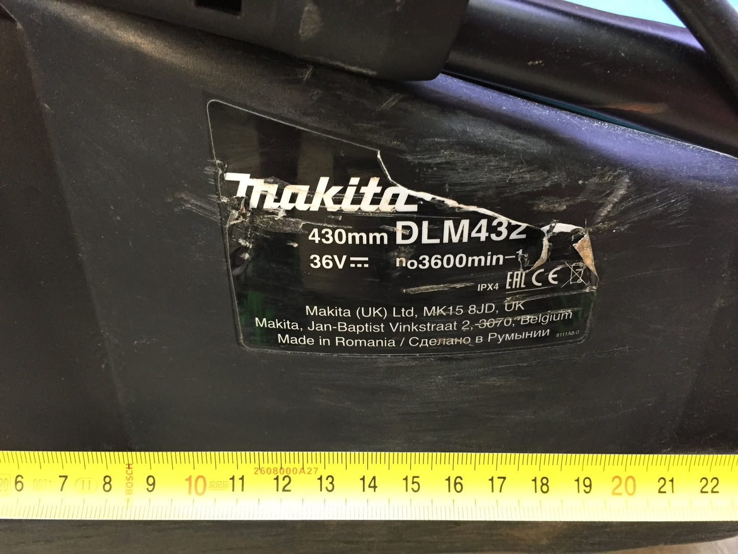 Makita DLM432Z cordless lawn mower solo, I32875