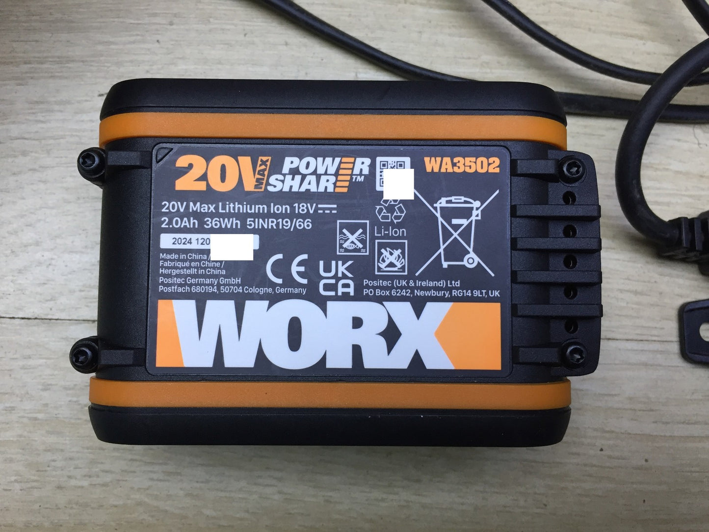 WORX Landroid M500 PLUS WR165E Mähroboter bis 500 qm mit WLAN, Bluetooth, I33519