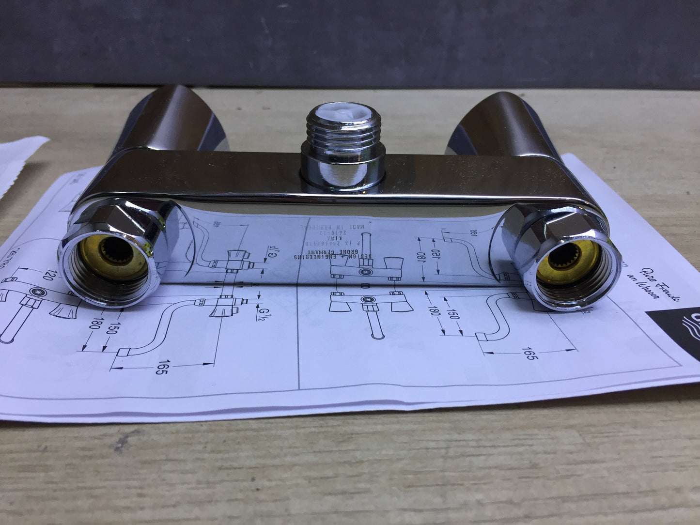 Grohe Costa S shower fitting 26319001, 120 mm, silver, I30835