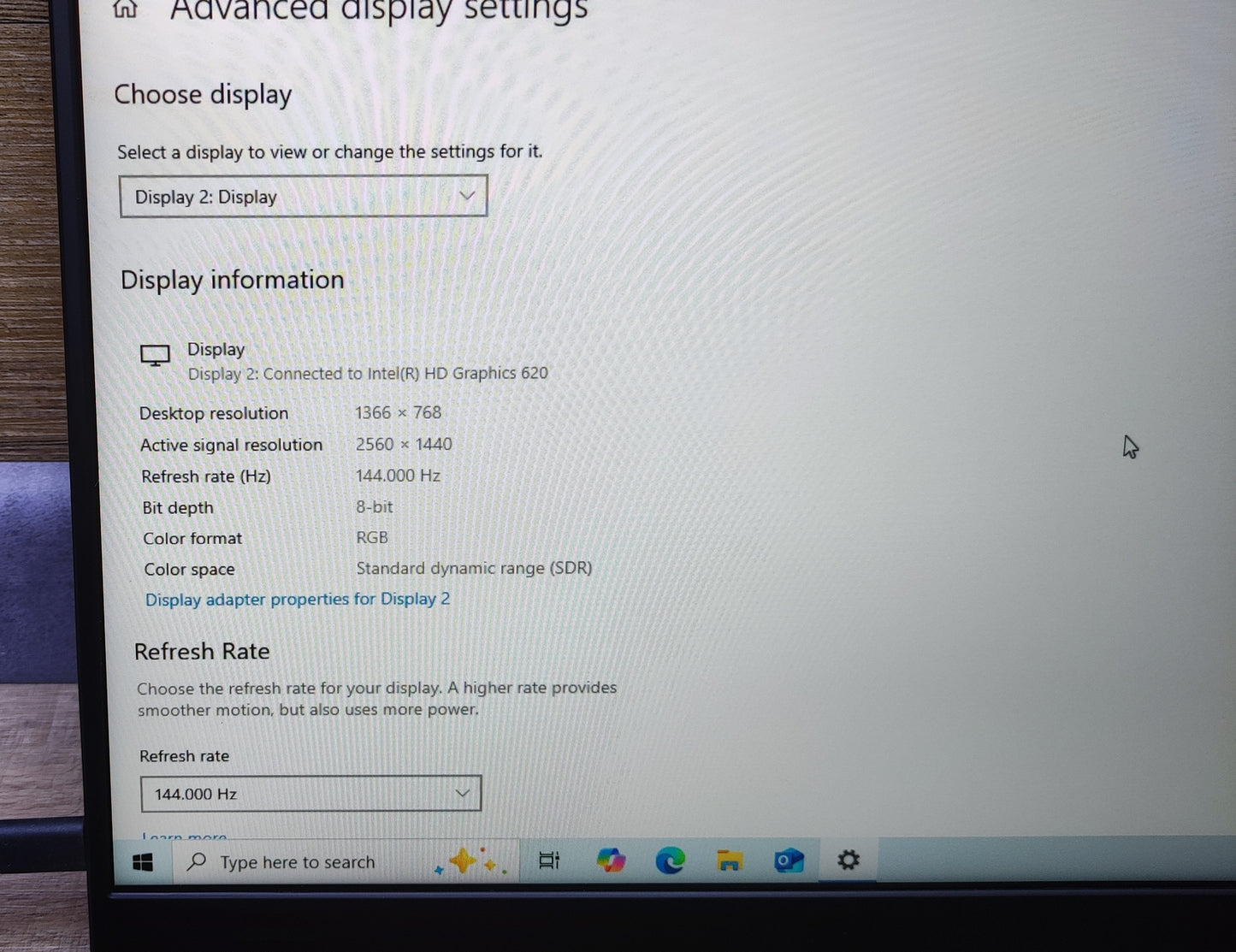 Uperfect Portable Monitor 16" QHD 2560x1600 IPS USB-C HDMI 144Hz Speaker