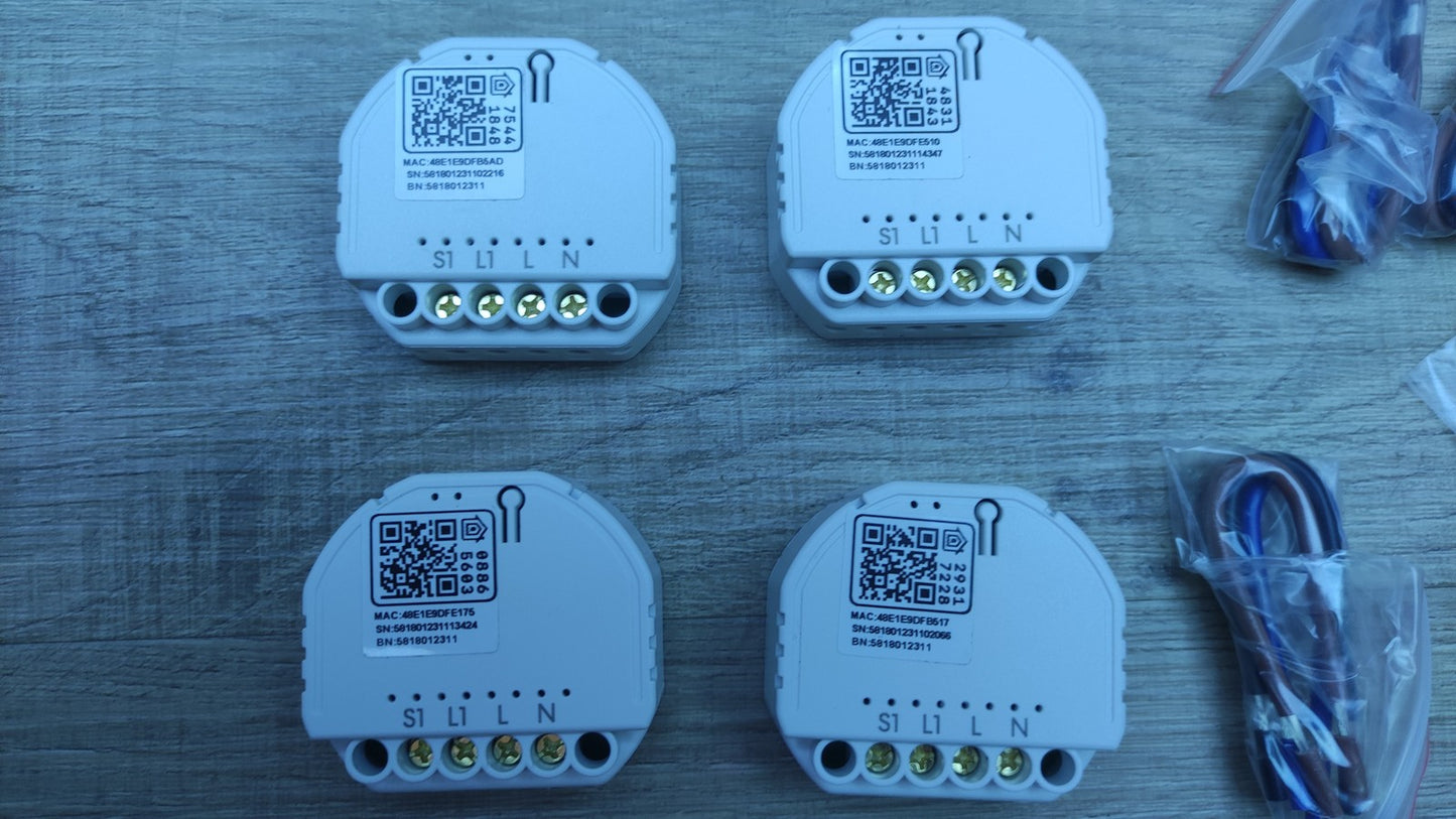 Meross MSS810 Smart WiFi Relais WLAN Schalter, 4-er Set, I34364