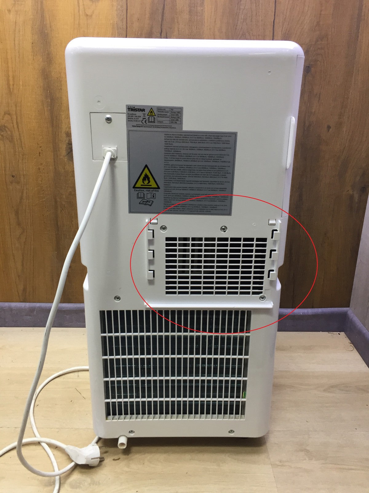Tristar AC-5477 Air Conditioner 2.05kW 7000BTU/h Cooling Capacity EEK: A, I33086