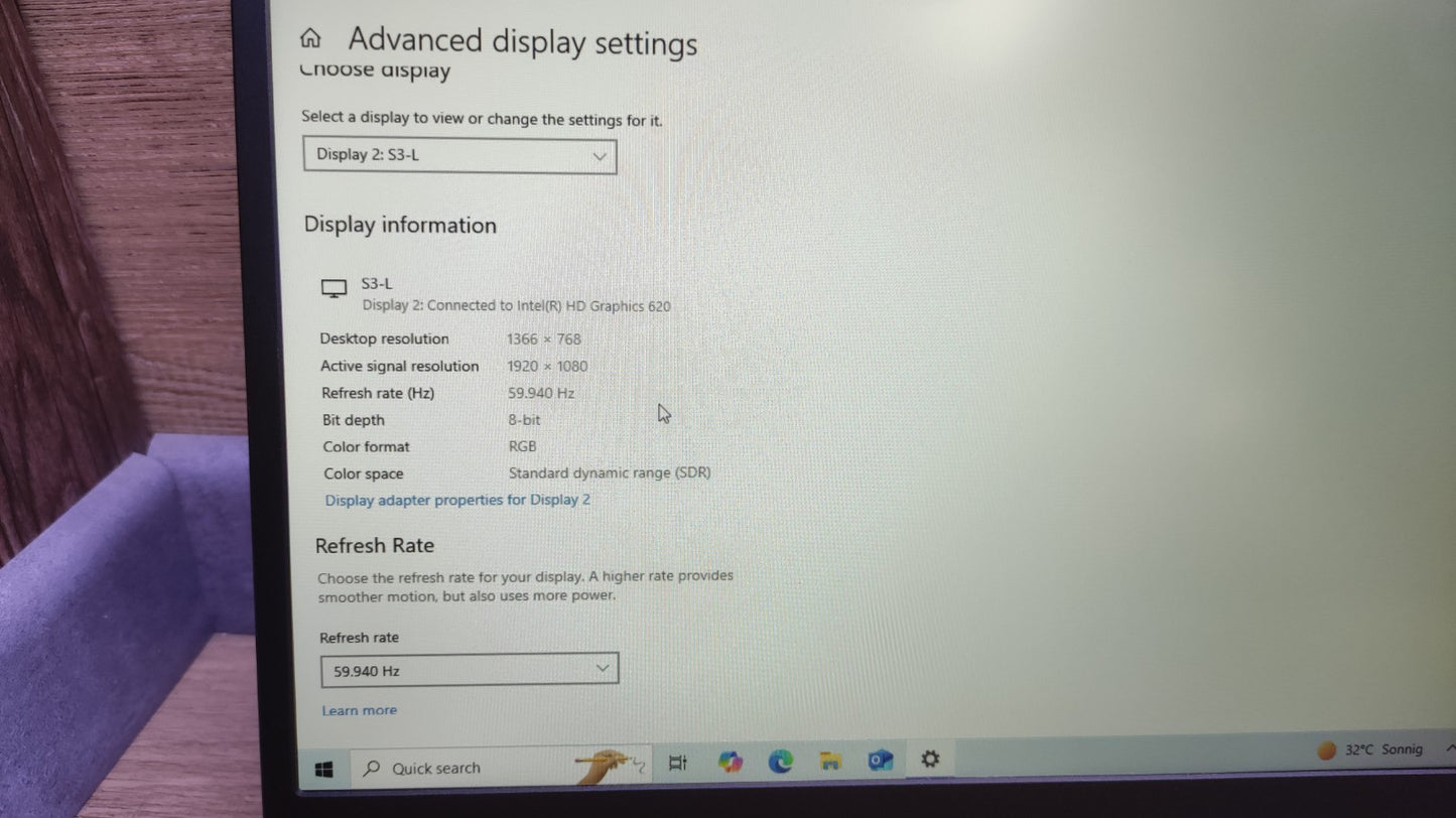 Laptomo S3 Portable Monitor Erweiterung für Laptop 14" FHD 1920x1080 HDMI USB-C