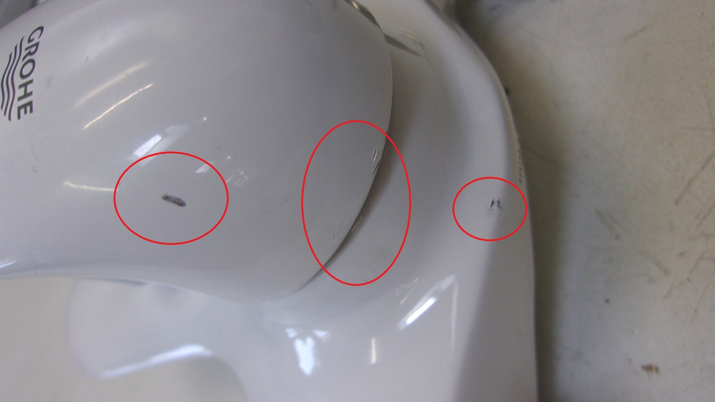 GROHE Eurostyle Einhand-Wannenbatterie Moon Weiß 33591LS3, D43297