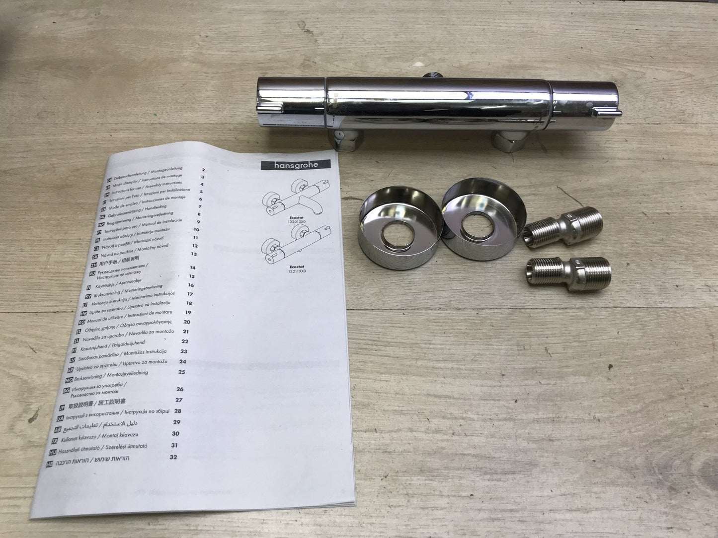 Hansgrohe Ecostat shower thermostat 1001CL, 13211000, exposed, chrome, I32957