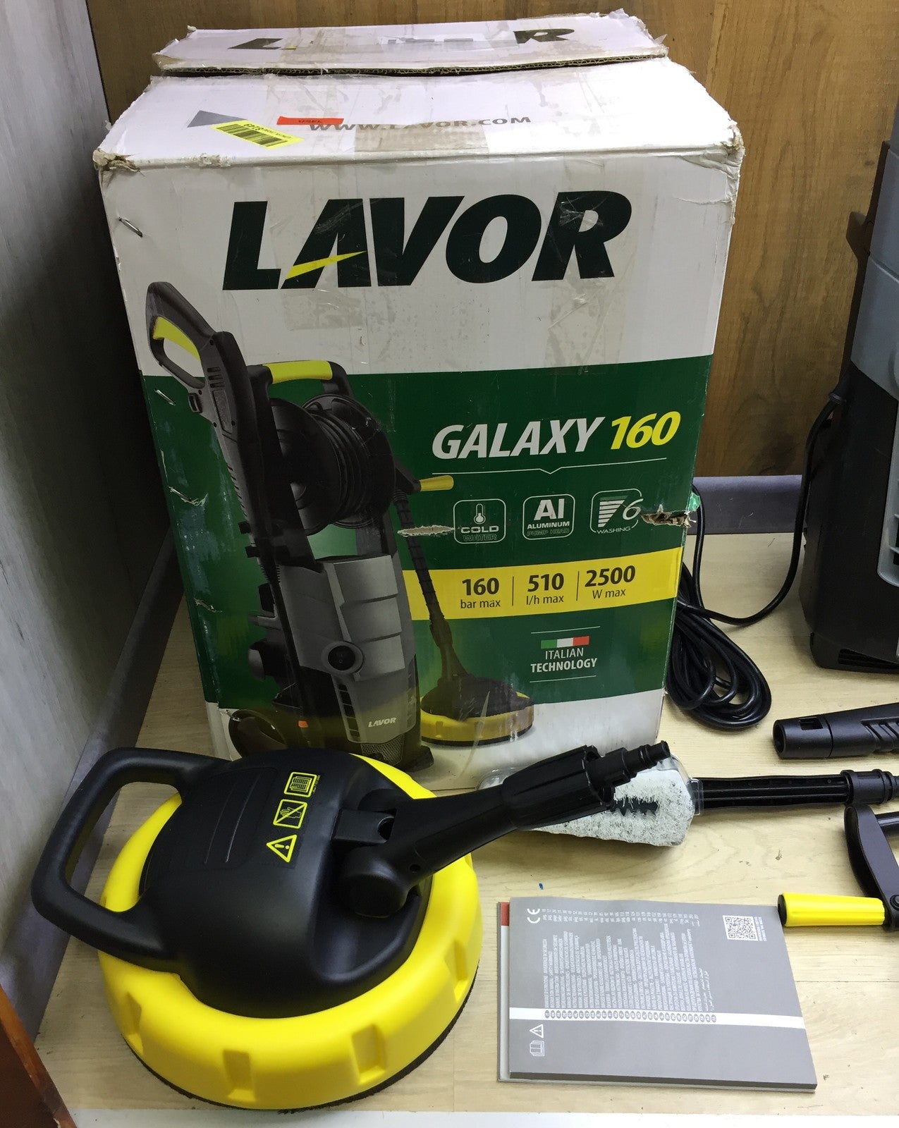 LAVOR GALAXY 160 high-pressure cleaner with hose reel, I33100