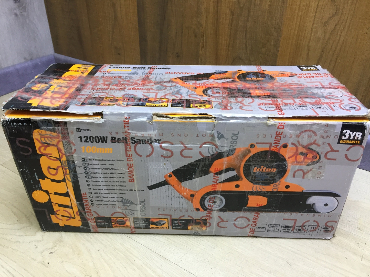 Triton T41200BS Bandschleifer 1200W 100mm I31664